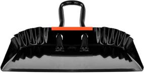 img 2 attached to Alpine Industries Heavy-Duty Black Metal Dustpan - Stainless Steel Wide Scooper: Efficient Cleaning Tool for Home and Commercial Use (17 Inch)