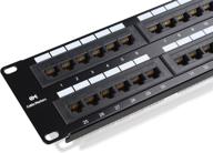 🔌 enhanced cable matters ul listed 48 port network patch panel for rackmount or wall mount (cat6 / rj45 patch panel) логотип