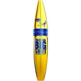 img 3 attached to Maybelline New York Volum' Express The Colossal Big Shot Mascara X Shayla, Boomin' in Blue - Maximum Volume and Intense Color, 0.33 Fluid Ounce