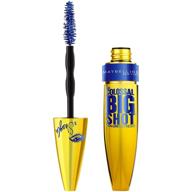 maybelline new york volum' express the colossal big shot mascara x shayla, boomin' in blue - maximum volume and intense color, 0.33 fluid ounce logo