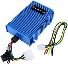 img 4 attached to ⚡️ Universal Voltage Reducer DC Converter for Golf Carts - 36V or 48V to 12V, 30 Amp 360 Watts with Dual Power Source