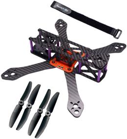 img 4 attached to ReadyToSky 220mm FPV Racing Drone Frame Kit - Martian II Carbon Fiber Quadcopter Frame with 4mm Arms, 5030 Propellers, and Lipo Battery Strap