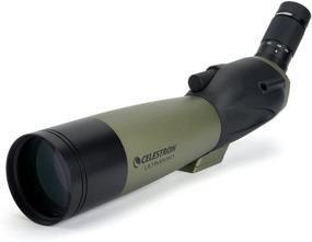 img 4 attached to 🔭 Celestron Ultima 80 Angled Spotting Scope with 20-60x80mm Zoom Eyepiece - Improved Multi-Coated Optics for Bird Watching, Wildlife Observation, Scenic Views, and Hunting - Waterproof, Fogproof - Comes with a Convenient Soft Carrying Case