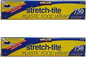 img 1 attached to Kirkland Signature Stretch Tite Plastic Household Supplies in Paper & Plastic