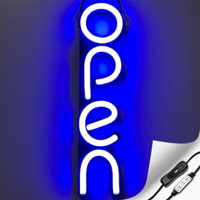 img 4 attached to 💡 Boost Your Business with a Vibrant Vertical Neon Open Sign