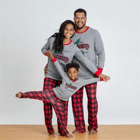 img 1 attached to 🎅 Cozy and Festive: IFFEI Matching Reindeer Sleepwear for Men - Perfect for Sleep & Lounge during Christmas