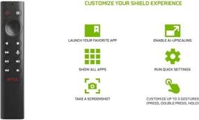 img 1 attached to Пульт дистанционного управления NVIDIA SHIELD: контроль телевизором на новом уровне с голосовым поиском, активацией движения, подсветкой кнопок, настраиваемым меню и ИК-излучателем.
