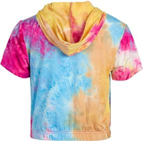 img 1 attached to DELiAs Sleeve Lightweight T Shirt Tie Dye Girls' Clothing and Tops, Tees & Blouses