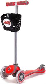 img 2 attached to 🛴 MINI-FACTORY Kid's Scooter Basket: Cute Cartoon Pattern, Black Front Carrying Basket for Boys