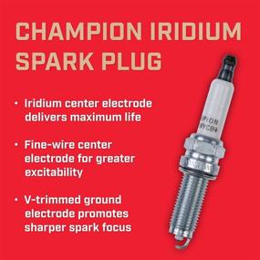 img 1 attached to 🔥 Premium Performance with Champion Iridium 9407 Spark Plug - Boost Your Engine Efficiency! (Carton of 1)