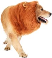 🦁 botaro halloween costumes for dogs: realistic and attractive lion mane costumes - fits dogs of all sizes! perfect funny dog halloween costumes and dog wigs - 2 pcs logo
