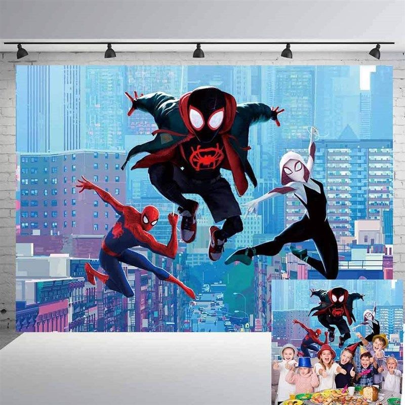 Spiderman Backdrop Decoration Photography Background Reviews & Ratings |  Revain