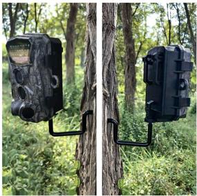 img 1 attached to 📸 Highwild Pack of 3 Trail Camera Holder Tree Screw Mounting Brackets: Secure Your Cameras in the Wild