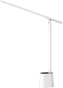 img 4 attached to 💡 Baseus LED Desk Lamp with Auto-Dimming, Eye-Caring Smart Lamp, Touch Control, 47-Inch Wide Illumination, 250 Lumens, 5W, 3 Color Modes, Ideal for Home Office, Living Room, Bedroom, Painting, White