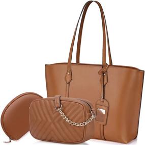 img 4 attached to Handbag Leather Shoulder Crossbody Satchel Women's Handbags & Wallets