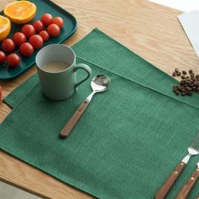 img 2 attached to Keydo Placemats: Heat Resistant, Washable, and Stylish!