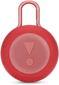 img 2 attached to JBL Clip 3 Red: Portable Waterproof Wireless Bluetooth Speaker