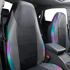 img 1 attached to 🚗 Enhance Your Car's Interior with CAR GRAND Universal Reflective Leather Accessories: A Versatile and Stylish Upgrade