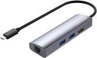🔌 high-performance wavlink usb-c hub with hdmi 4k@60hz, gigabit ethernet, and dual usb 3.0 ports for macbook/macbook pro 2018+, macbook air, ipad pro, chromebook pixel, surface book 2, dell xps 13/15 and more logo