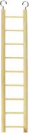 🦜 prevue pet products bpv385 birdie basics 9-step wooden bird ladder, 14.5-inch logo