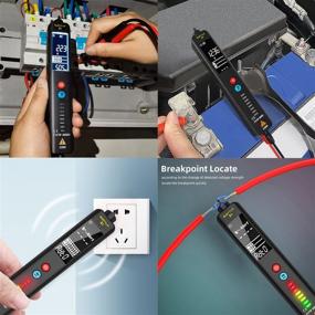 img 2 attached to ⚡ Advanced Dual Range Voltage Tester Pen with LCD Display - Live Wire & Null Wire Electrical AC Detector