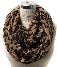 img 1 attached to Discover Trendy Animal Print 🐾 Infinity Scarves from Scarfand’s Wrap Collection