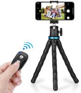 📱 ubeesize 12-inch flexible cell phone tripod stand holder - wireless remote shutter & universal phone mount, compatible with smartphone, dslr, and gopro cameras logo