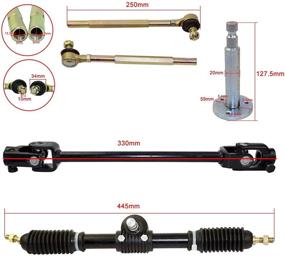 img 2 attached to FLYPIG Kart Steering Shaft 110Cc