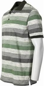 img 1 attached to 👕 Gioberti Regular Striped Short Sleeve Shirt