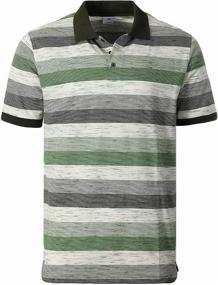 img 3 attached to 👕 Gioberti Regular Striped Short Sleeve Shirt