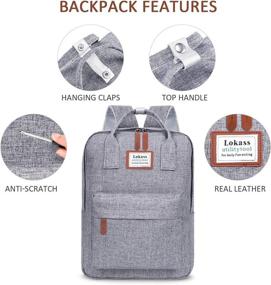 img 1 attached to 🎒 BRINCH Multipurpose Laptop Backpack: Computer-Resistant Backpack Solution