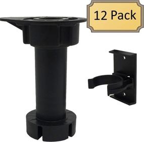 img 3 attached to 🔧 Desunia Cabinet Leveler Legs - 330 Lb. Capacity - Adjustable Height 3 7/8" to 6" - Pack of 12