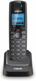 img 1 attached to VTech DS6151-11 DECT 6.0 2-Line Cordless Phone Bundle with 5 DS6101-11 Accessory Handsets - Black