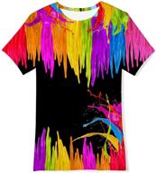 🌈 vibrant tie dye t shirt graphic: colorful boys' clothing that stands out logo