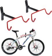 auwey foldable bike wall mount rack: convenient bicycle storage hanger and holder hook logo