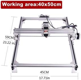 img 2 attached to 🖨️ 3000mw Engraving Machine, 50x40cm CNC Router Machine 12V USB Engraver Desktop CNC DIY Picture Making Printer (3000mw) - Cenoz