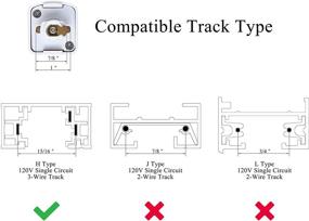 img 2 attached to 🔦 mirrea 12-Pack LED Track Lighting Heads for Single Circuit H Type Track Lighting Rail - Ceiling Spotlight for Accent Task, Wall Art, and Exhibition Lighting - 6.5W 3000K Warm White - 24° Angle - White Painted Finish