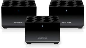 img 4 attached to 📡 NETGEAR Nighthawk Tri-band Whole Home Mesh WiFi 6 System (MK83) – AX3600 Router with 2 Satellite Extenders: Complete Coverage for 6,750 sq. ft. and 40+ Devices
