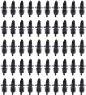 🍾 hedume 50 pack bottle pourers, free flow pourers, liquor bottle pourers ideal for pubs, clubs, restaurants, bars, cafes, and diners логотип