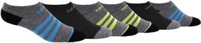 img 4 attached to 👧 Носки Adidas Youth 3 Stripe 6 Pack для детской одежды для девочек