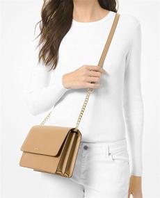 img 1 attached to Michael Kors Daniela Saffiano Crossbody