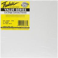 🎨 fredrix art canvas square cut edge canvas panel, 8-inch, pack of 6 logo