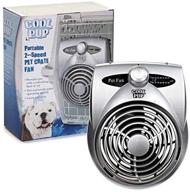 🐶 cool pup dog crate cooling fan: 2 hours of refreshing cold airflow for pet cages логотип