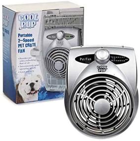 img 4 attached to 🐶 Cool Pup Dog Crate Cooling Fan: 2 Hours of Refreshing Cold Airflow for Pet Cages