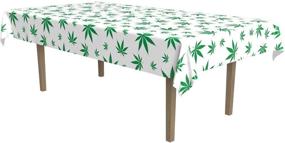 img 2 attached to Beistle 59880 Tropical Tablecover White