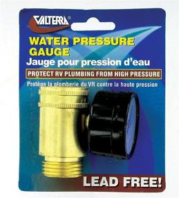 img 2 attached to 🌊 Valterra A01-0110VP Brass Water Pressure Gauge: Accurate and Reliable Measurement Device