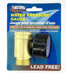 img 1 attached to 🌊 Valterra A01-0110VP Brass Water Pressure Gauge: Accurate and Reliable Measurement Device