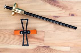 img 3 attached to 🔧 Premium 8-Inch Marking Gauge Woodworking Tool Set: Wheel Marking Gauge & Dovetail Marking Jig