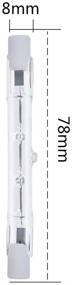 img 3 attached to 💡 5 Pack Double-Ended Dimmable J Type Halogen Bulbs