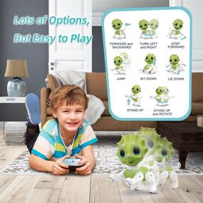 img 1 attached to 🦕 IQKidz Robot Pets: Enchanting Dinosaurs for Girls to Spark Intelligence